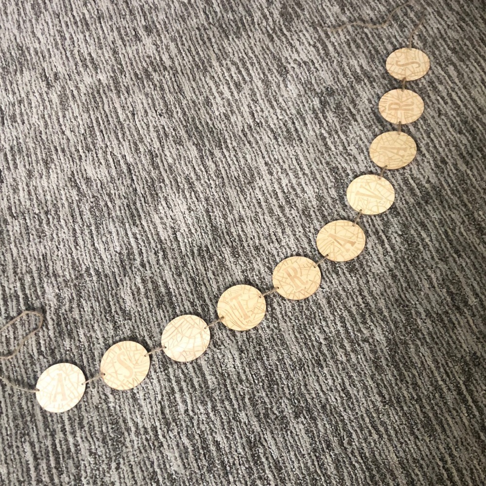 Wooden “as travars” Wall Banner